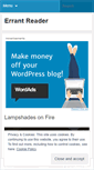 Mobile Screenshot of errantreader.com